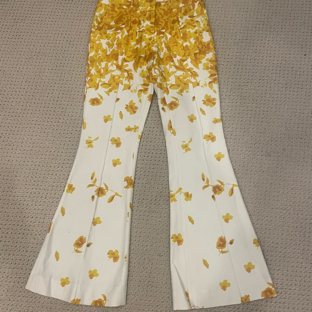 Alexis Yellow Flowered Pants